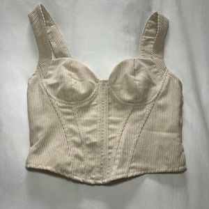 2 stunning SHEIN beige corsets in XS and M. Never used, tag still on it.